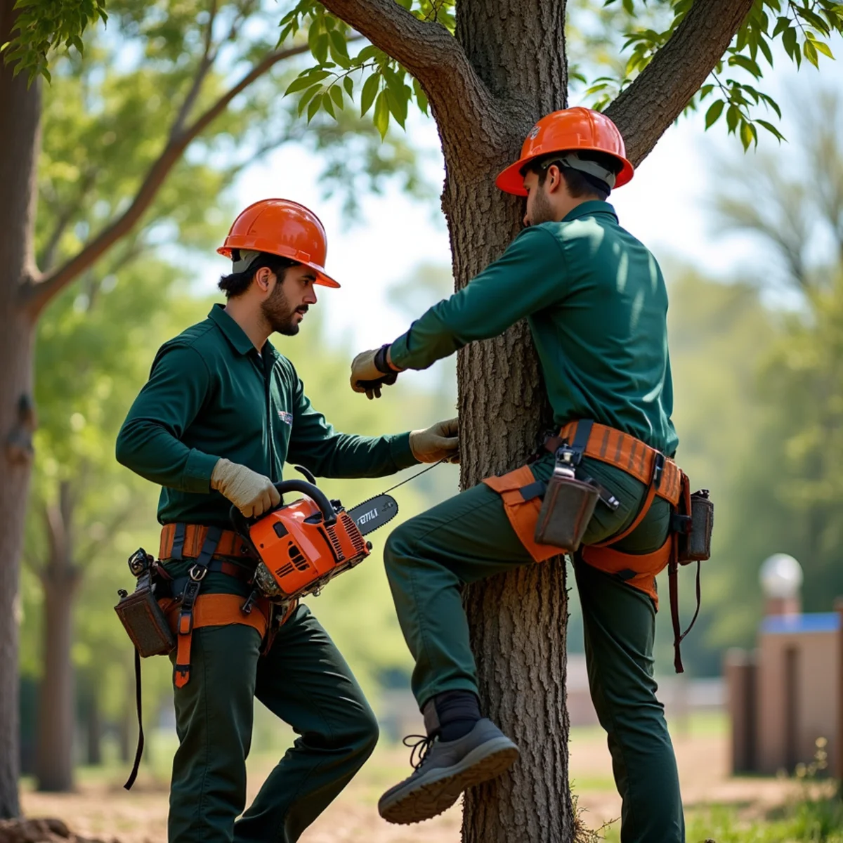 Executing restorative pruning plan to rebuild balanced canopy over years