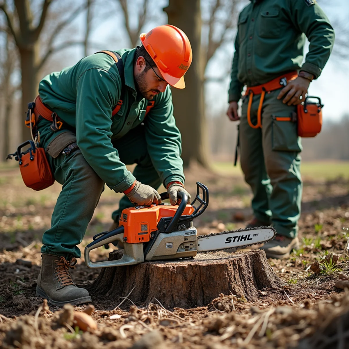 Severing thick lateral roots with commercial root-cutting saw