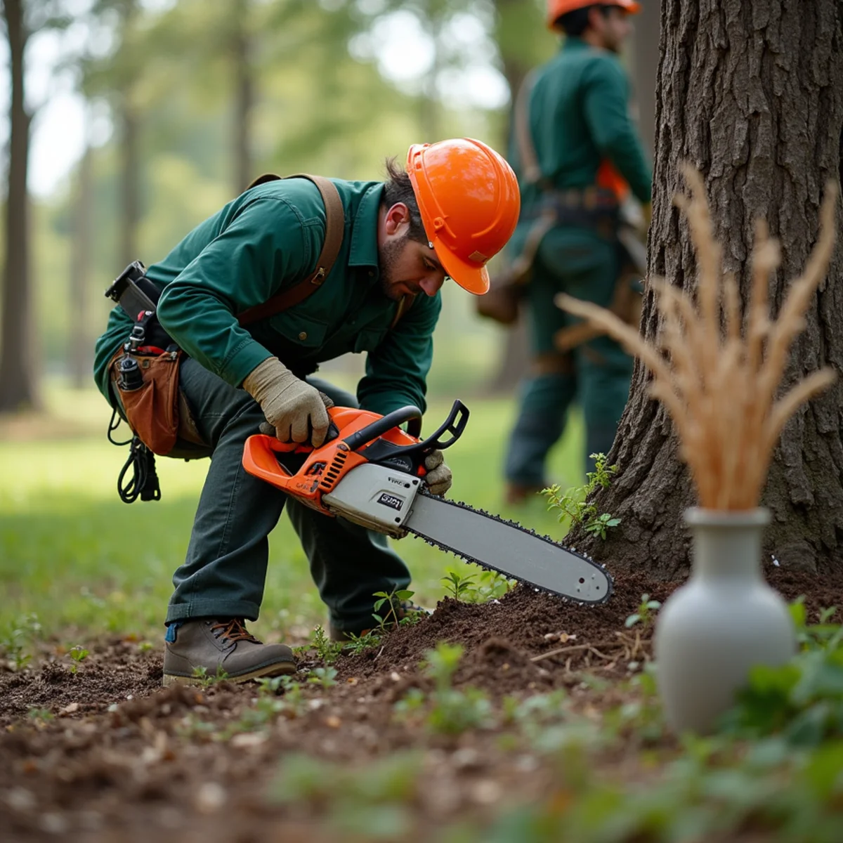 Deep root liquid nutrient injection into tree root zone