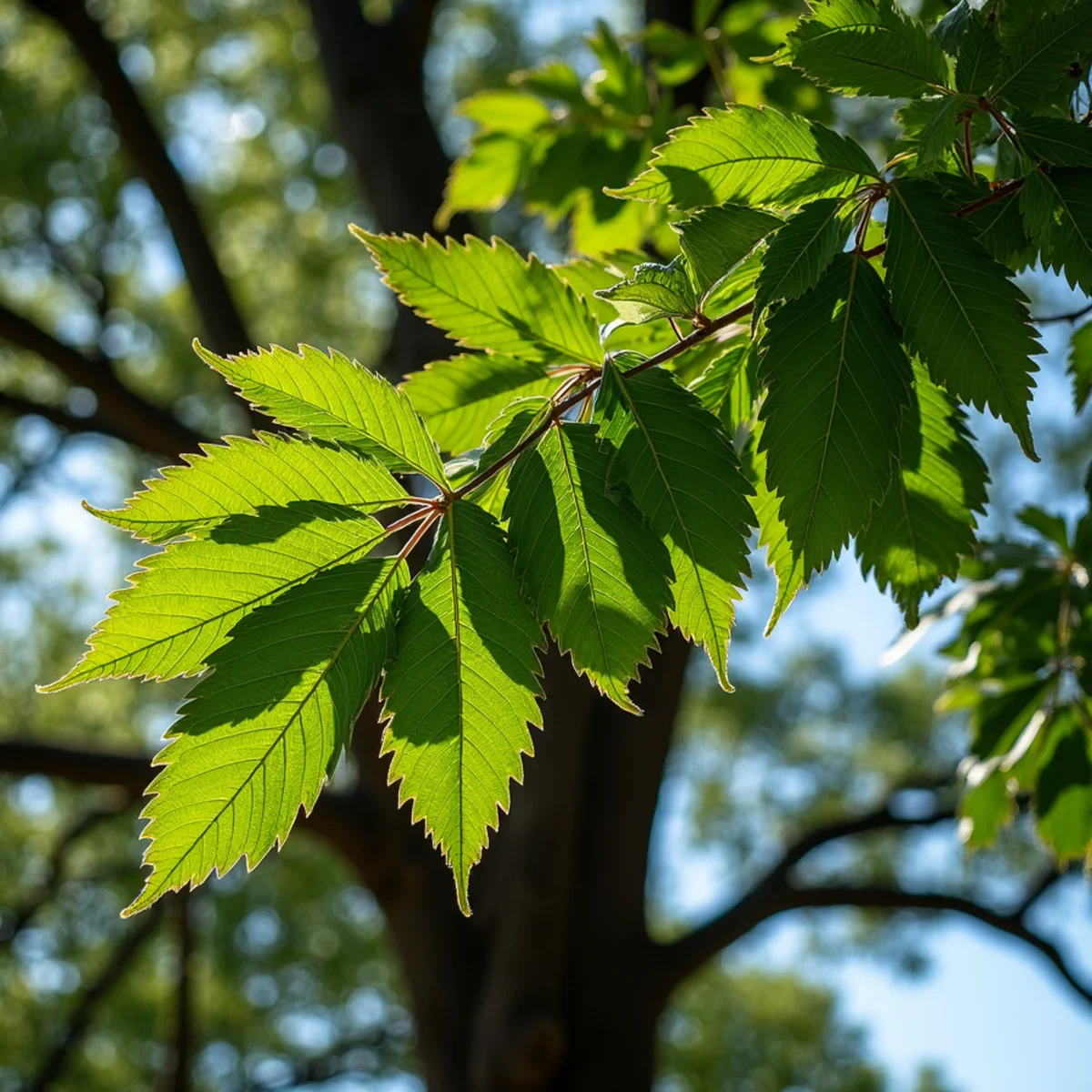 Vibrant dark green canopy foliage restored after professional tree care