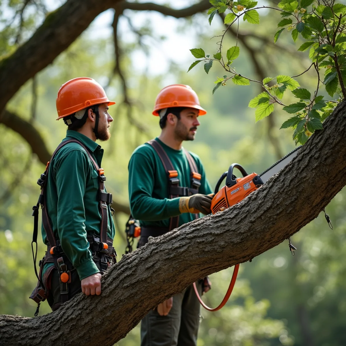 Identifying heavy end-weight branches that act as wind sails in storms